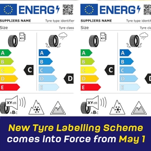 Modern Tyres New EU TYRE LABEL