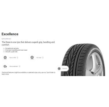 235/60R18 G/YEAR EXCEL 103W AO